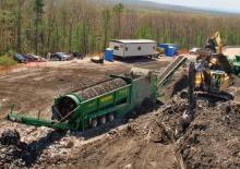Mobile Screening Plants with Drum McCloskey 733RE