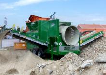 Mobile Screening Plants with Drum Zemmler MS 1600