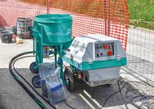 Mortar Spraying and Conveying Machinery Imer Step 120 UP