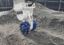 Mountable Milling Heads For Hydraulic Excavators Kemroc KR 160