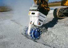 Mountable Milling Heads For Hydraulic Excavators Kemroc KRD 150
