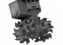 Mountable Milling Heads For Hydraulic Excavators WIMMER WFR 400-24