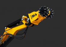 Mountable Milling Heads For Hydraulic Excavators Brokk BDC 100