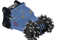 Mountable Milling Heads For Hydraulic Excavators Rockwheel by ROCK.ZONE G 45