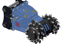 Mountable Milling Heads For Hydraulic Excavators Rockwheel by ROCK.ZONE G 55