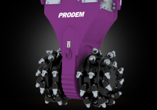 Mountable Milling Heads For Hydraulic Excavators Prodem PRW100