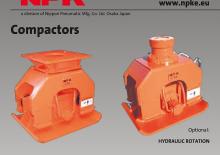 Compactors for Hydraulic excavators NPK C-3DR