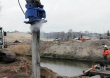 Compactors for Hydraulic excavators Hydra Ram HC-100