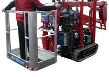 Crawler Articulating Boom Lifts Basket Spider 12.65