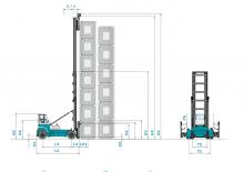 Ön forkliftler dizel Konecranes SMV 52 G 4 S