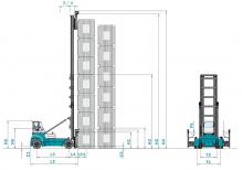 Ön forkliftler dizel Konecranes SMV 6 ECB 80 II