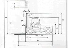 Ön forkliftler dizel Steinbock B 1612
