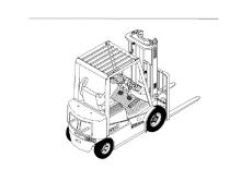 Ön forkliftler dizel Clark CDP 16