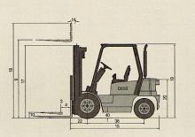 Ön forkliftler dizel Doosan D 30 S 3