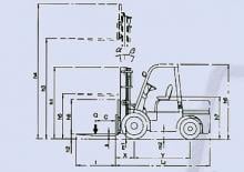 Ön forkliftler dizel Belet DV 20 BVA