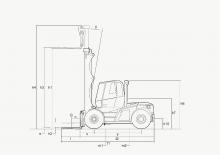 Ön forkliftler dizel Linde H150/600D