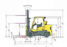 Ön forkliftler dizel Hyster S7.0FT