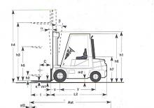 Ön forkliftler dizel Cesab SID/KL 20
