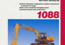 Paletli ekskavatörler Case 1088