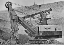 Paletli ekskavatörler Bucyrus 150-RH