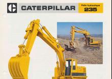 Paletli ekskavatörler Caterpillar 235