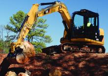 Paletli ekskavatörler Caterpillar 307D