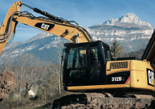 Paletli ekskavatörler Caterpillar 312D L