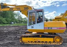 Paletli ekskavatörler JCB 814 S