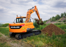 Paletli ekskavatörler Develon DX140LC-7K 