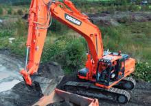 Paletli ekskavatörler Doosan DX340LC-3