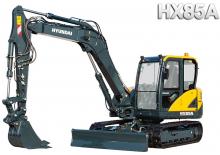 Paletli ekskavatörler Hyundai HX85A