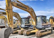 Paletli ekskavatörler Komatsu PC180LC-3