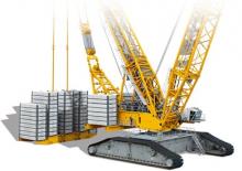 Paletli vinçler - kafes patlaması Liebherr LR 13000