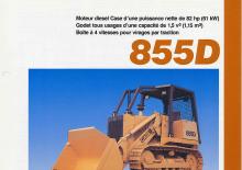 Paletli yükleyiciler Case 855 D
