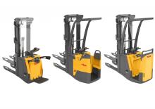 Pallet Stackers Stand Up Rider Platform TCM SRS16R-N3