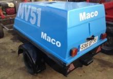 Portable Air Compressors - Diesel, Electric, Gasoline Sullair MV 51