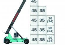 Reach stacker Konecranes SMV 4537 TCX 5