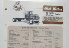 Rigid Chassis Mack RL400LS CA49 Cummins VB-210 6x2