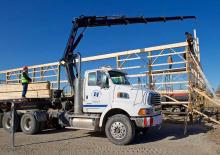 Rolloading Cranes Hiab XS 244 E-6 HIPRO Jib 45 X-3