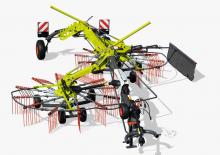 Rotary rakes Claas Liner 1700