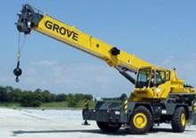 Rough-terrain Cranes Grove RT 525 E (4x4x4)