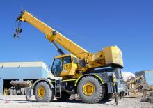 Rough-terrain Cranes Grove RT 855 B (4x4x4)