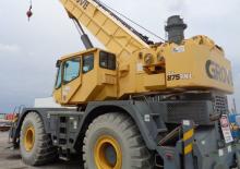 Rough-terrain Cranes Grove RT 875 BXL