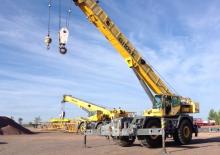 Rough-terrain Cranes Grove RT 875 C