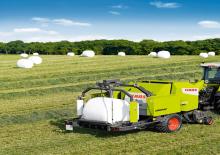 Round balers Claas Rollant 375 RC Uniwrap