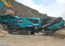 Rubble Recycling Plants Powerscreen PREMIERTRAK R400X 