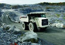 Sabit damperli kamyon Terex TR 100