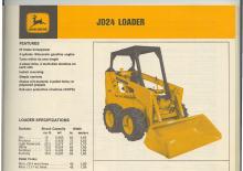 Skid Steer Loaders John Deere Construction JD24