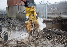 Steel scrap cutters Epiroc CC 3100 S