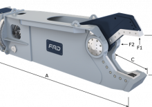 Steel scrap cutters FRD VR100ER 